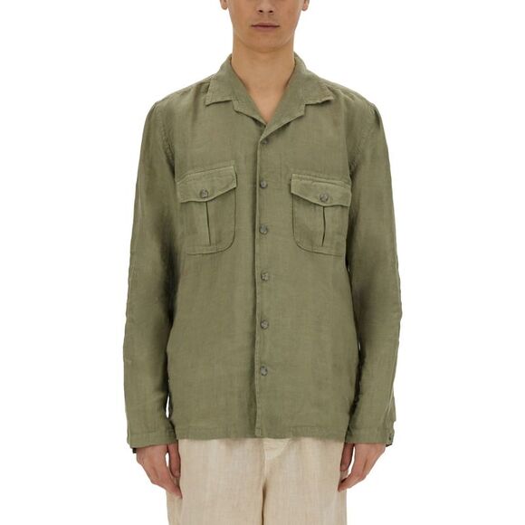 120% Lino Men Slim Fit Shirt